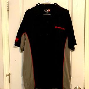 TMR mens Mercury short sleeve button down shirt